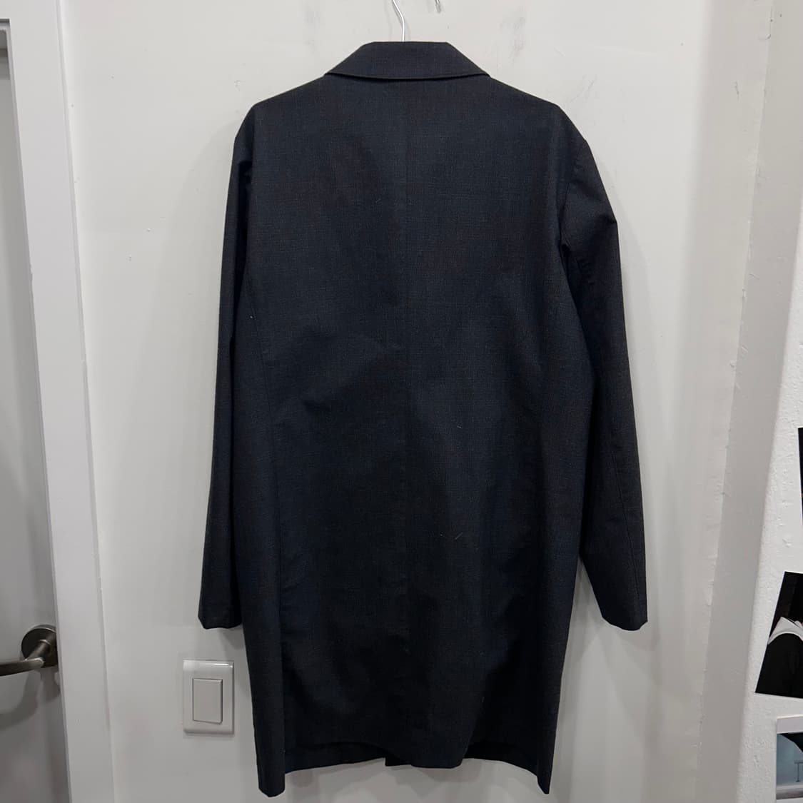 지오지아 워터프루프 히든버튼 방수 코트 상품이미지5