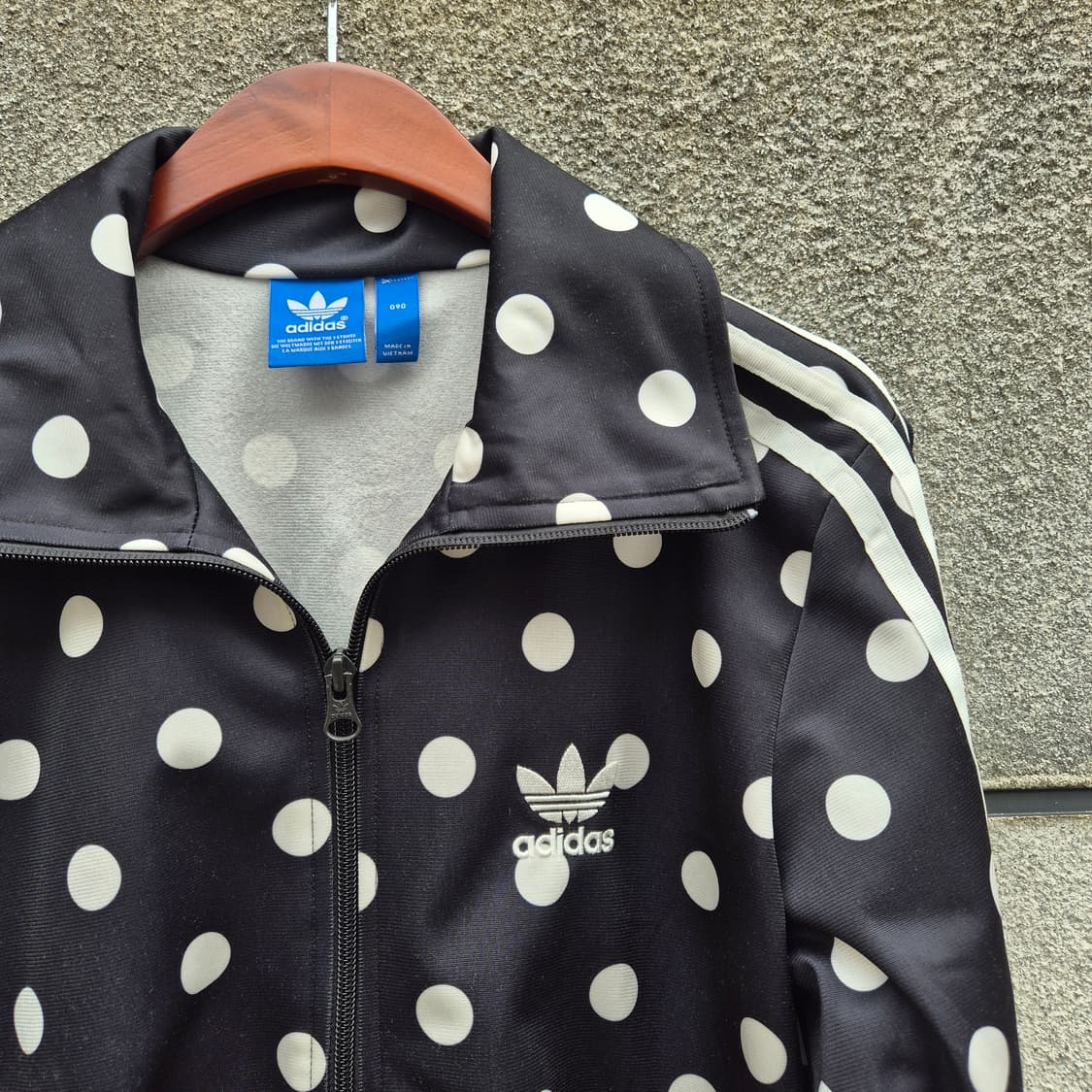 90) adidas 아디다스 도트 땡땡이 파이이버드 져지 상품이미지2