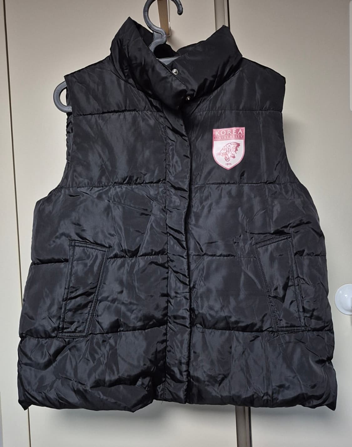 고려대 남성패딩조끼 95사이즈 팝니다  상품이미지1