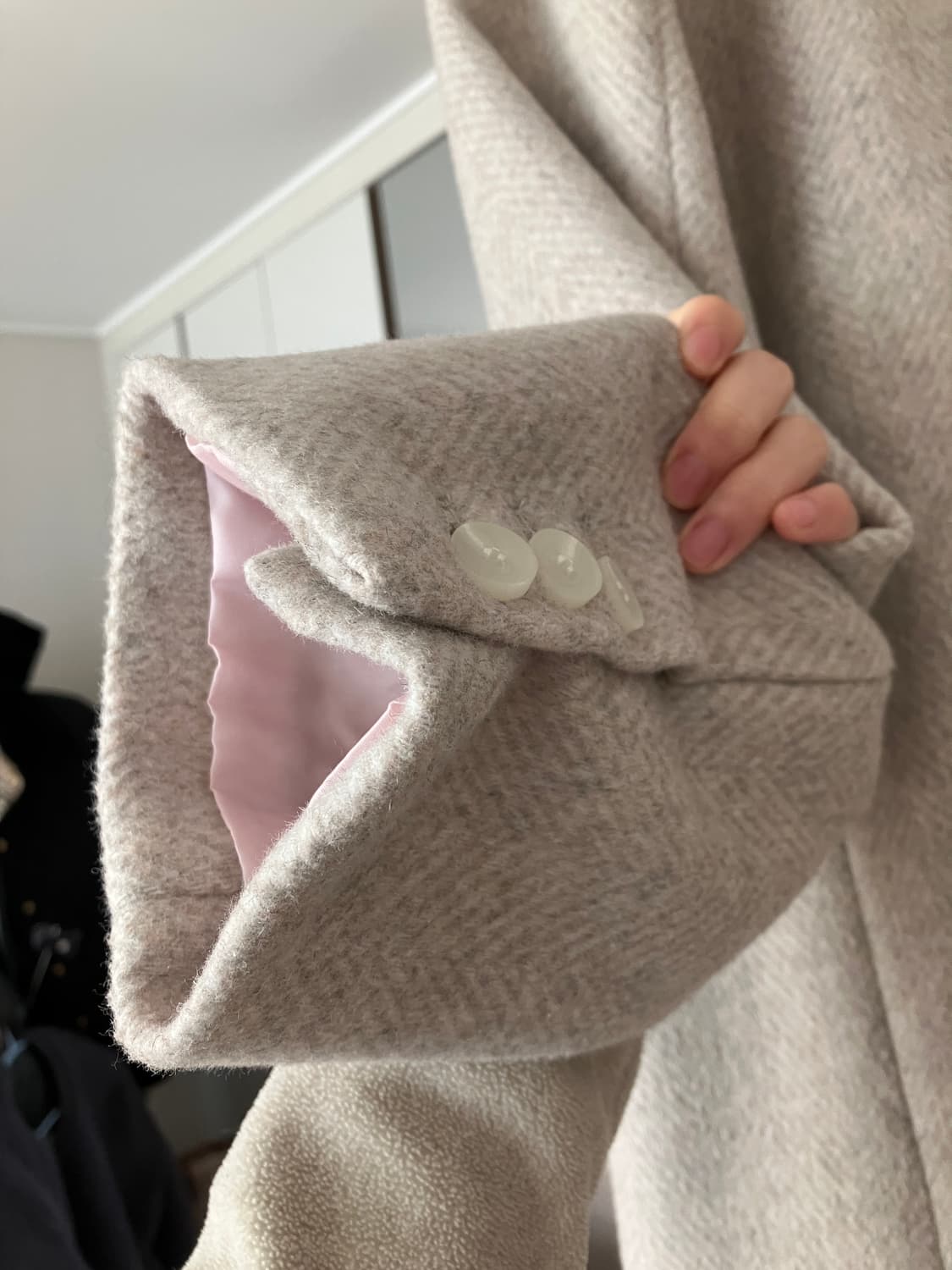 오이니 무드 울자켓 베이지 상품이미지7