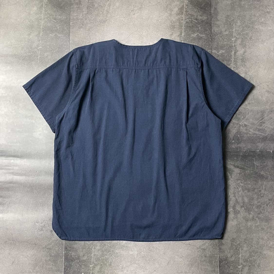 CARHARTT 칼하트 네이비 리프스탑 브이넥 워크반팔티셔츠 A01059 상품이미지6