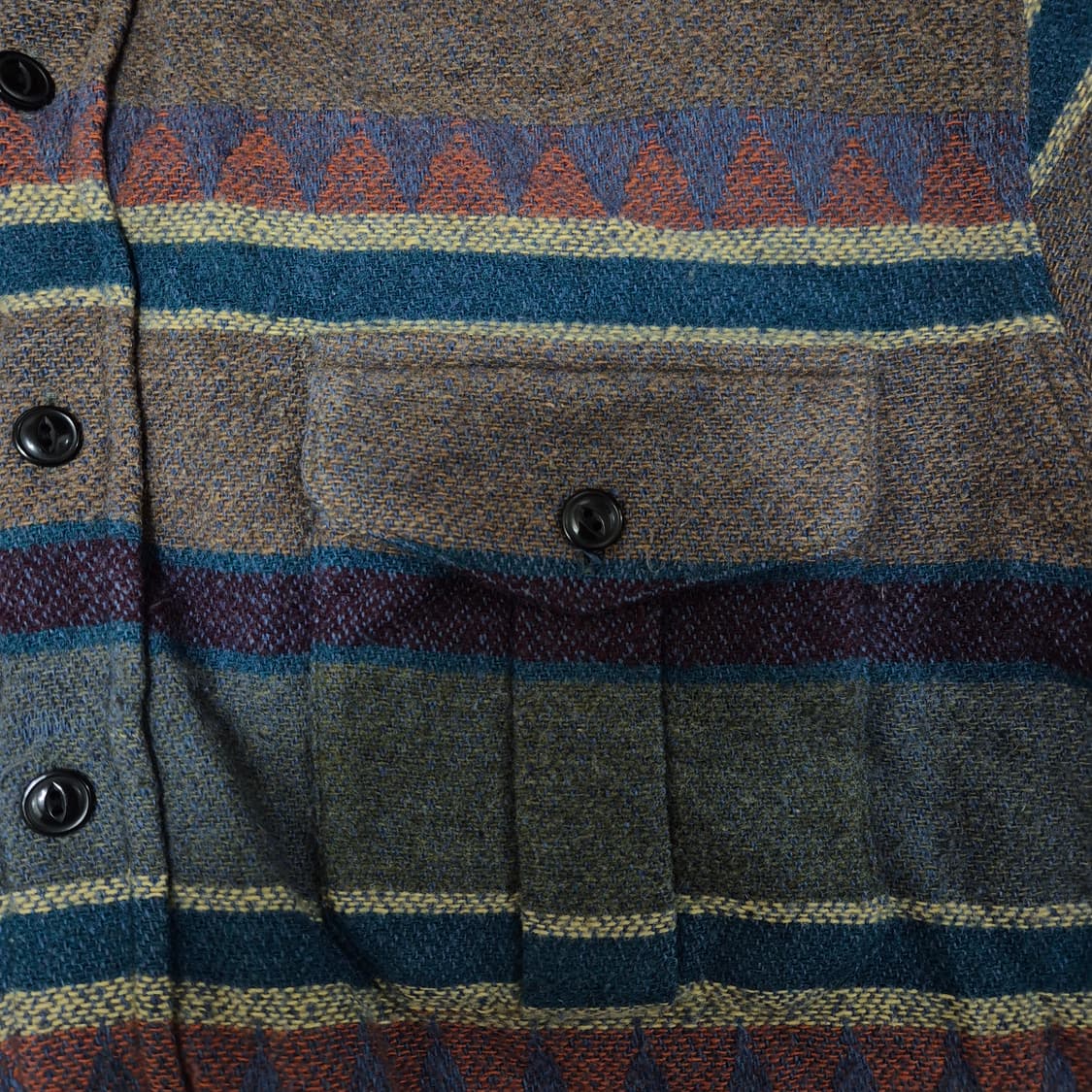 폴로 랄프로렌 스트라이프 아즈텍 헤비 울 플란넬 나바호 셔츠 L(100) 상품이미지4