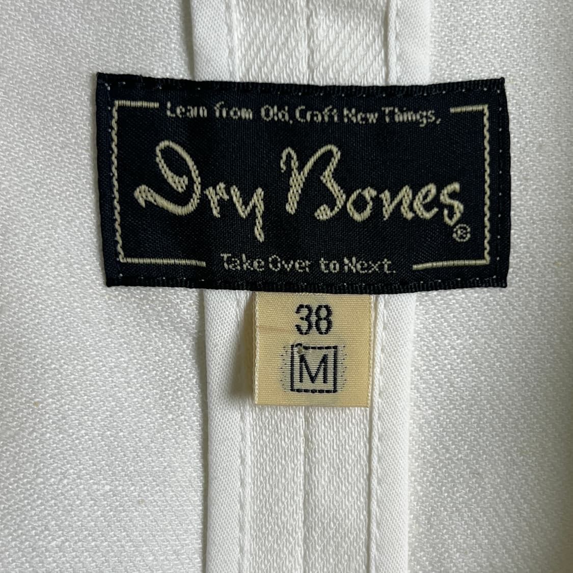 드라이 본즈 화이트 피크드 라펠 블레이저 자켓 38 상품이미지3