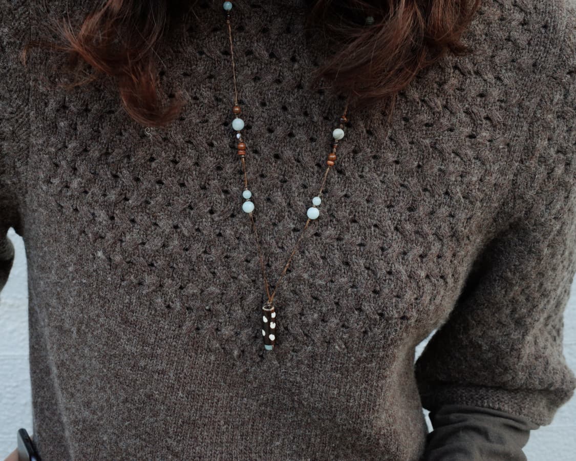 dot tree necklace 도트 트리 핸드메이드 목걸이 상품이미지5