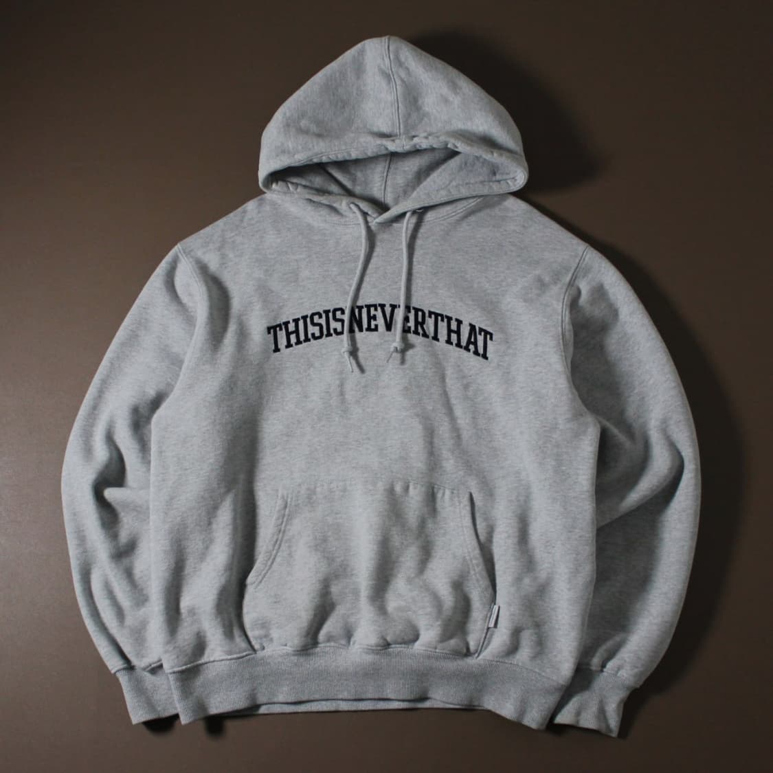 Thisisneverthat 디스이즈네버뎃 기모 그레이 후드티 상품이미지1