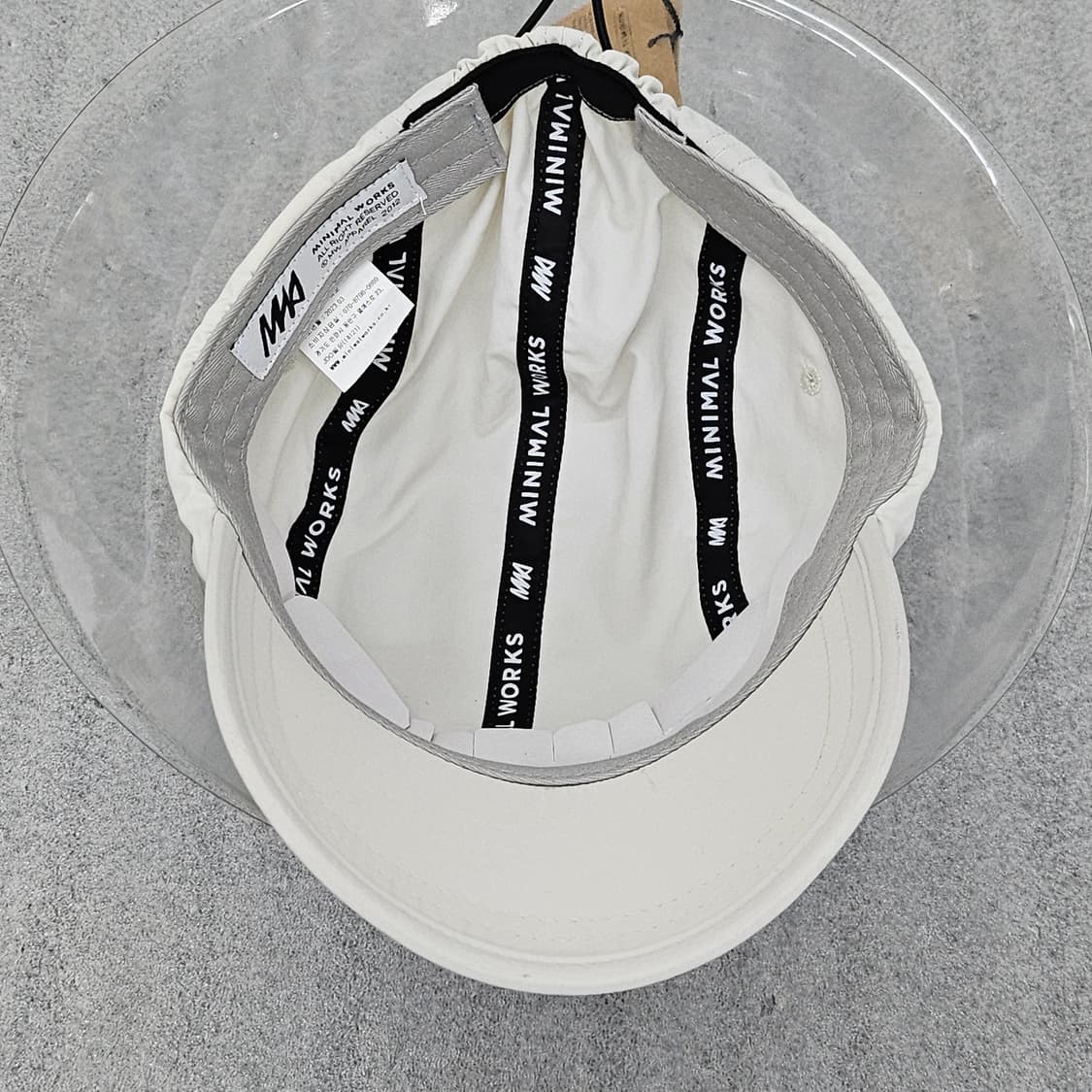 미착용 신품 미니멀웍스 서플렉스 캠프캡 아이보리 프리사이즈 상품이미지7