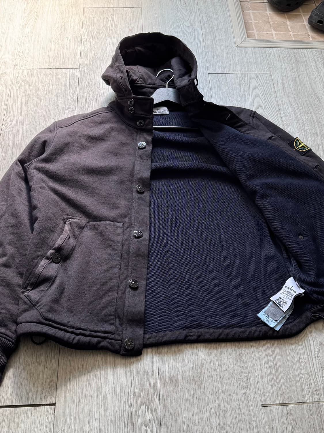 스톤아일랜드 스웻 워크 후드자켓 상품이미지6