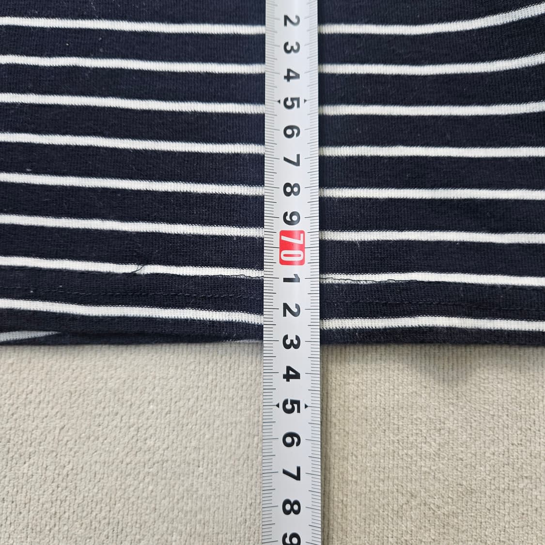 88-94 미센스 스트라이프 미디 원피스 0403Y 상품이미지6