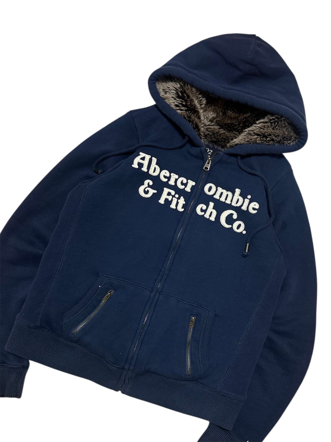 아베크롬비 울프죠 네이비 후드집업 상품이미지3