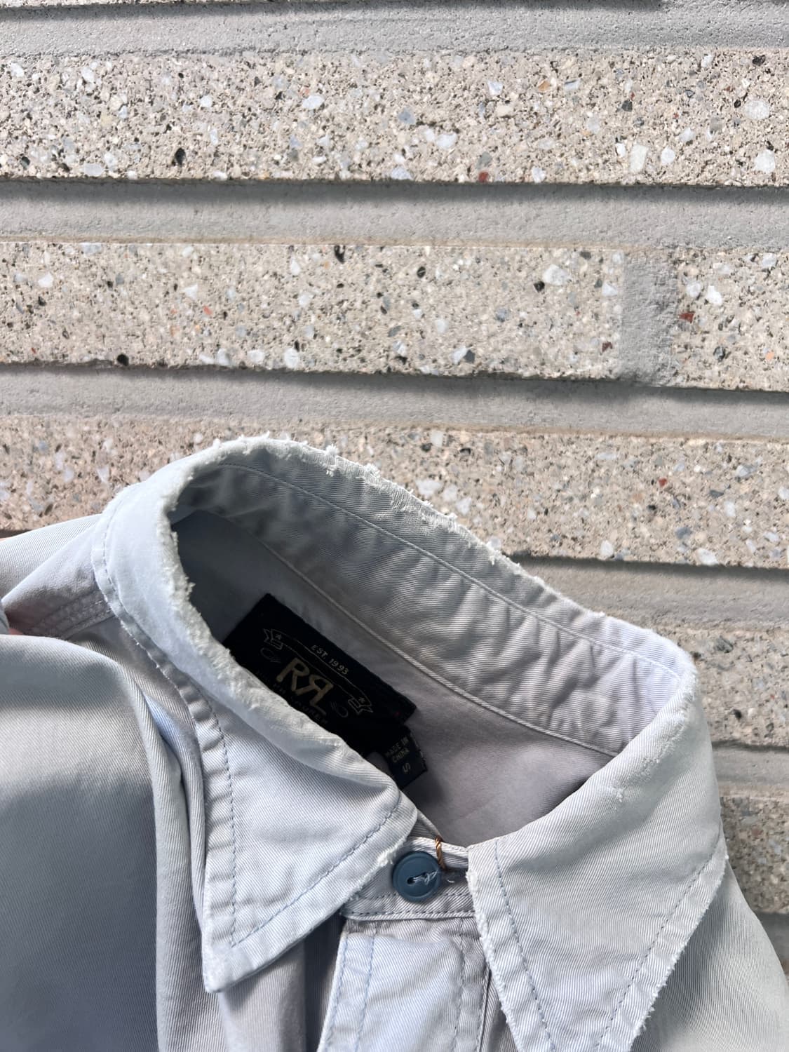 [S]RRL 더블알엘 Sons of RRL 더블 포켓 자수 워크 셔츠 상품이미지4