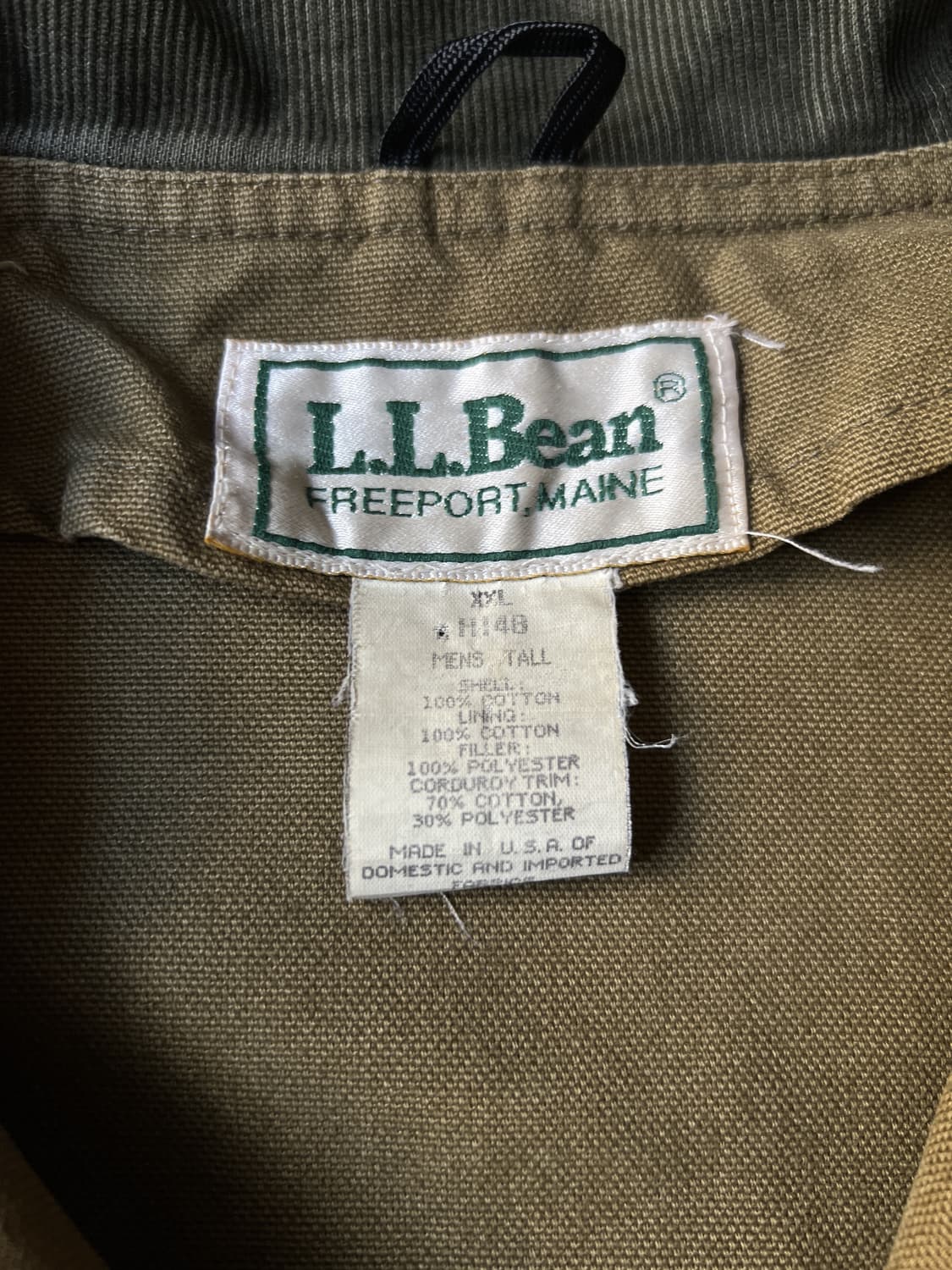 [2XL]90's 엘엘빈 Made in USA 썬페이딩 헌팅 자켓 상품이미지8