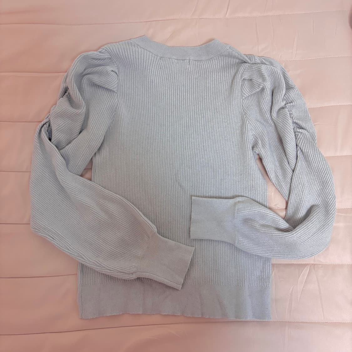 갸루 인디핑크 펄 셔링 퍼프 니트 상품이미지3