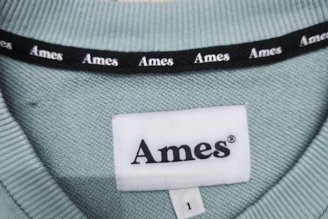 AMES 월드와이드 민트색 스웻셔츠 1사이즈 상품이미지3