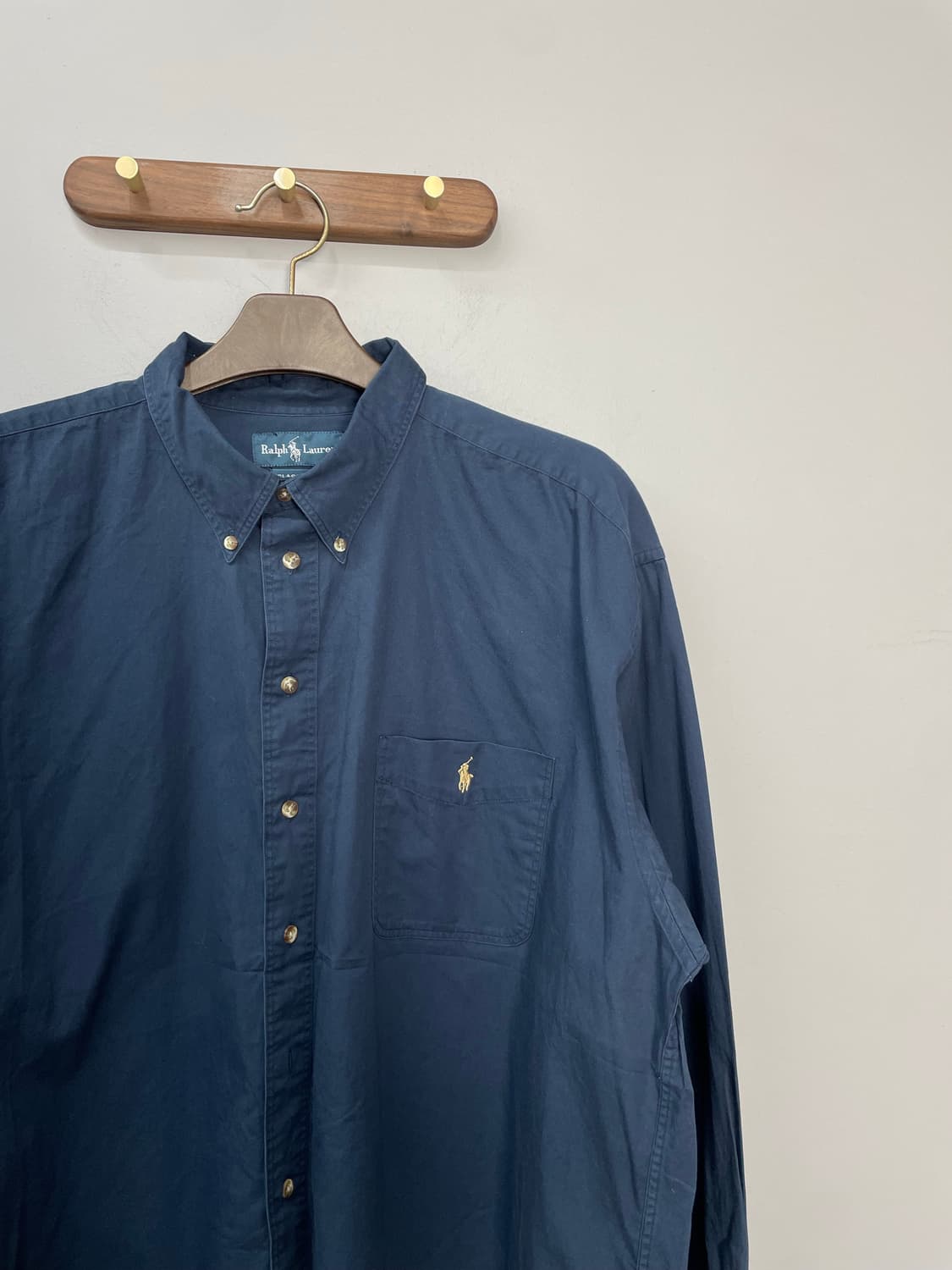 폴로 랄프로렌 오버사이즈 네이비 셔츠 H1043 상품이미지3