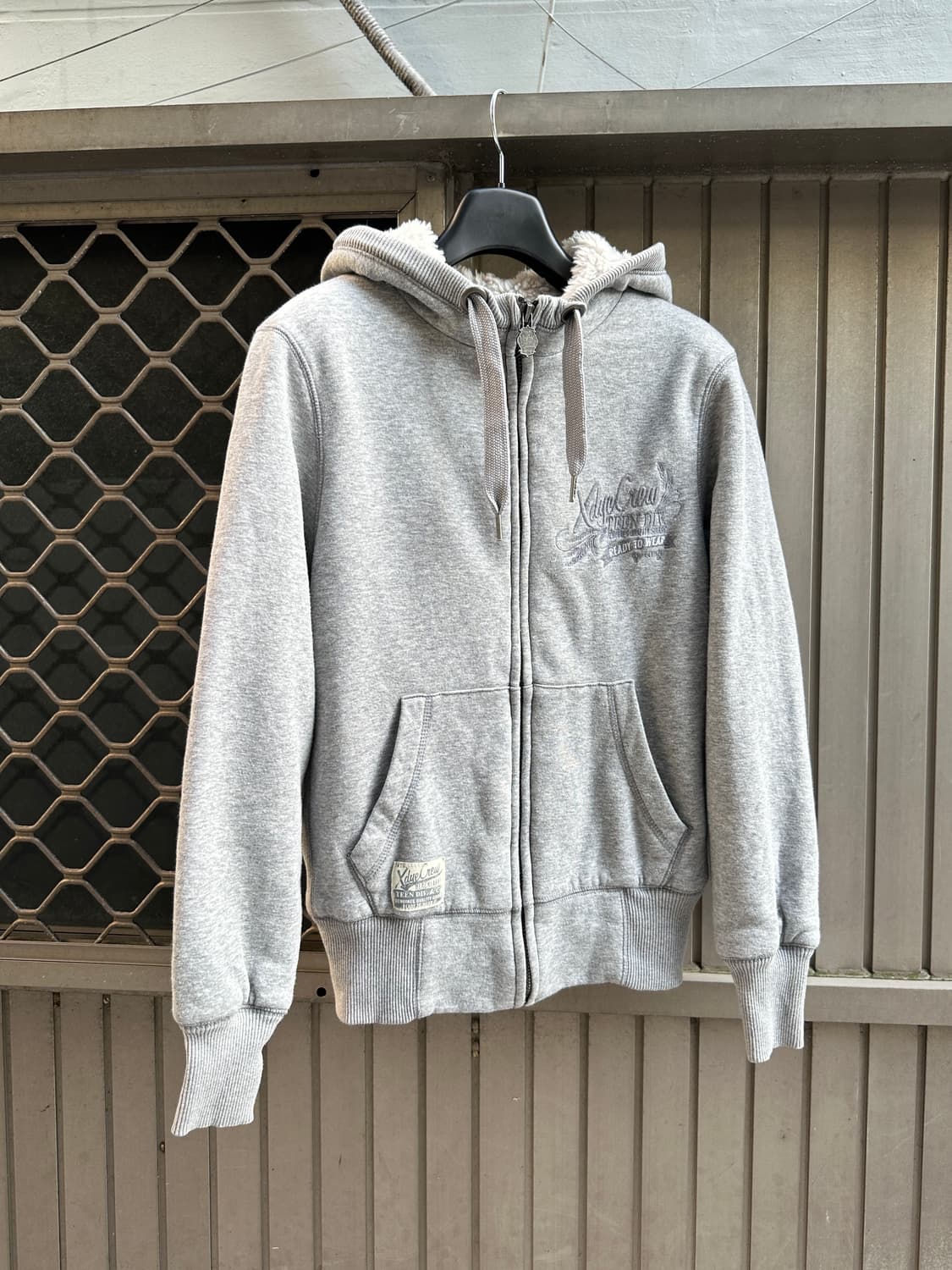 NONE vintage x dye fur hood zip up 상품이미지1