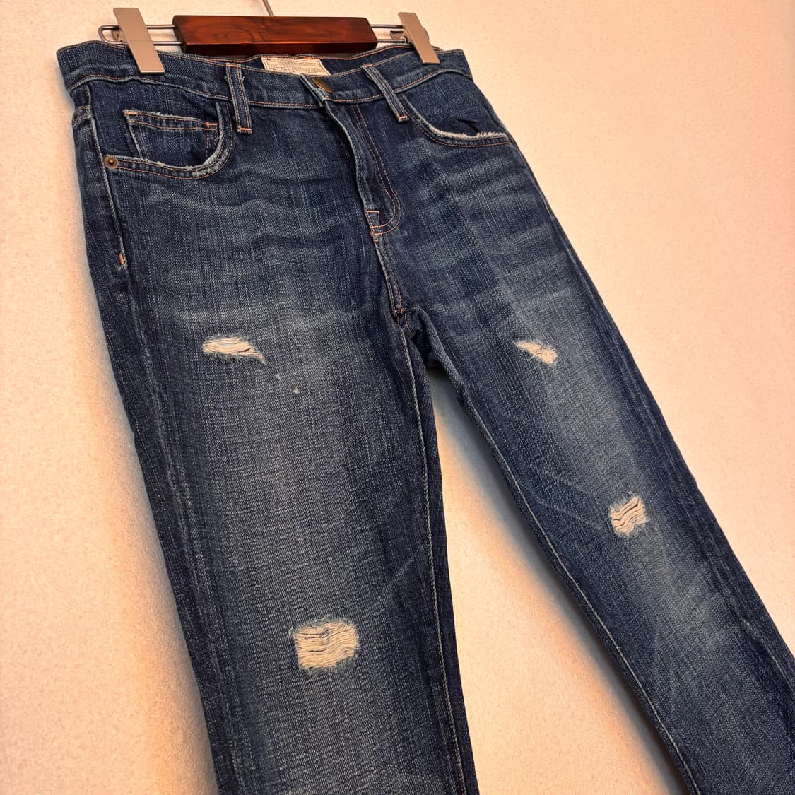 커렌엘리엇 정품 미국 수입 데님 26 청바지 슬림 테이퍼드 상품이미지4