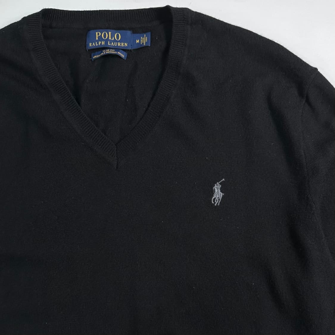 폴로 랄프로렌 블랙 울 니트 상품이미지3