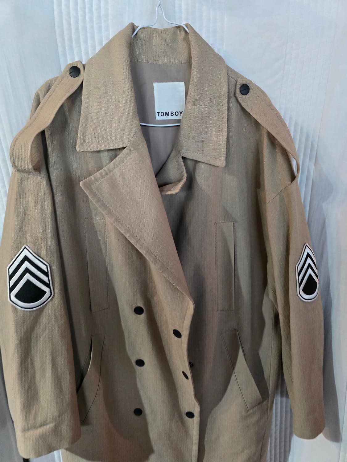 톰보이 오버핏코트  상품이미지1