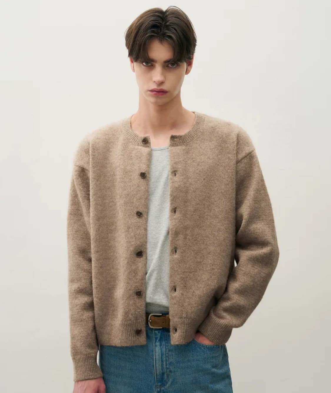 드로우핏 크롭 가디건 L 상품이미지1