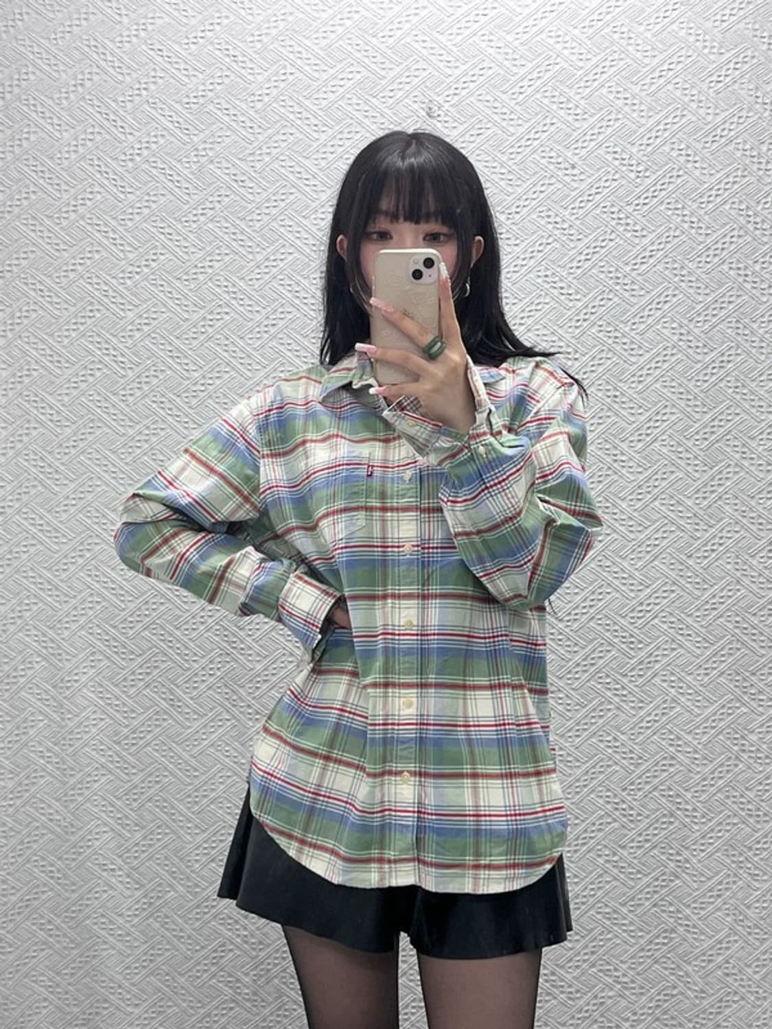 리바이스 빈티지 컨트리 웨스턴 체크 셔츠 L C12211 상품이미지2