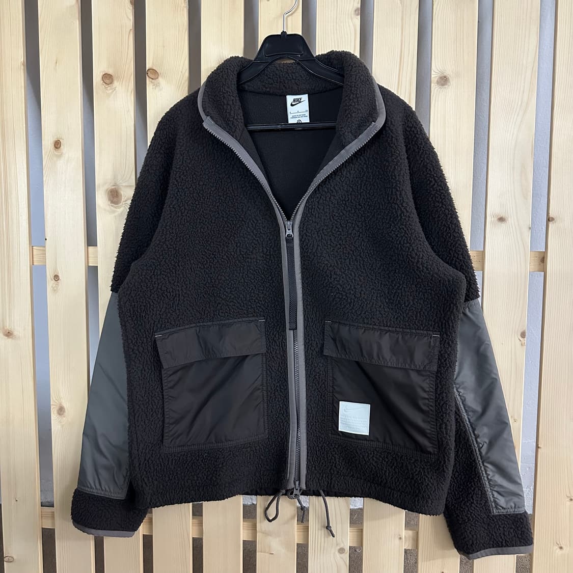 (M) 나이키 딥브라운 후리스 플리스 자켓 상품이미지1