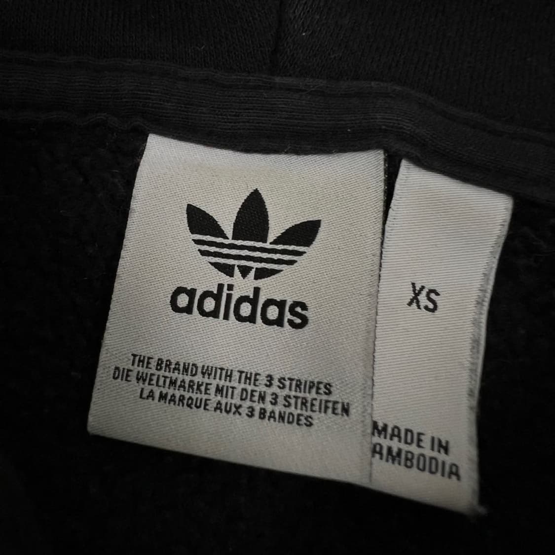 아디다스 크롭 후드티 상품이미지4