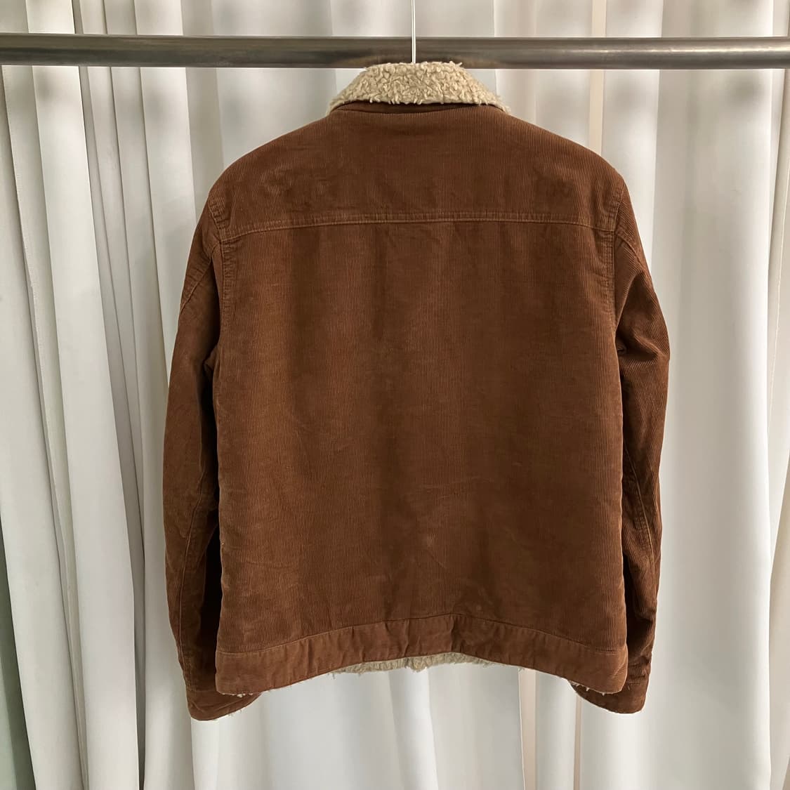 오시코시 브라운 코듀로이 퍼 자켓 L 상품이미지2