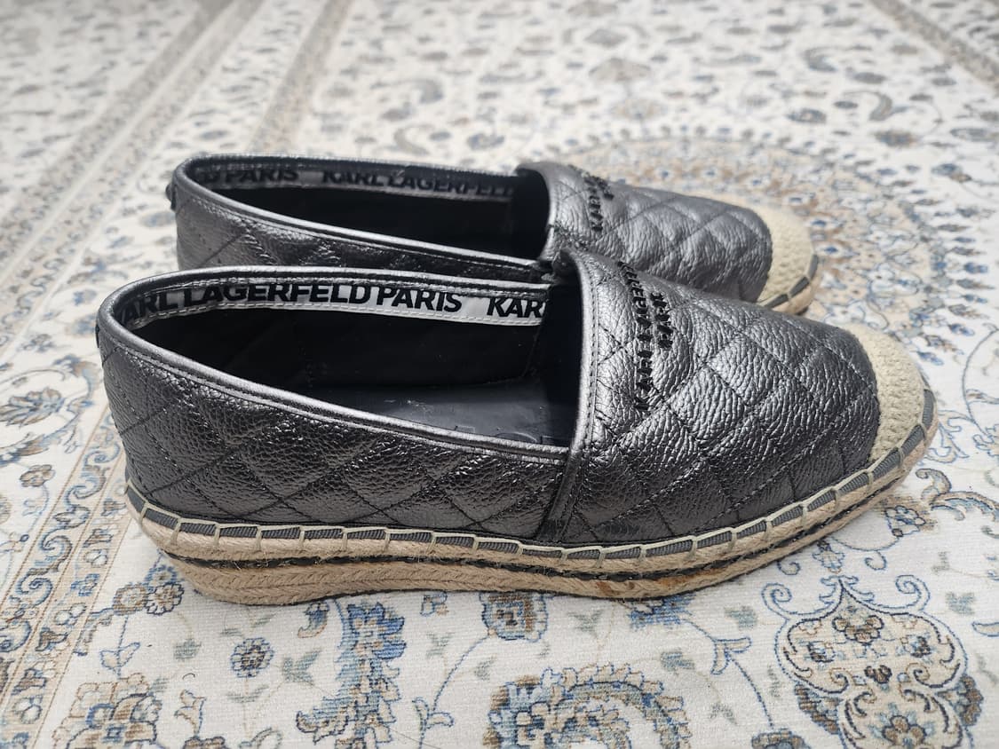 칼 라거펠트 에스파드류 슬립온 퀼팅  7.5(245-250mm) 상품이미지4