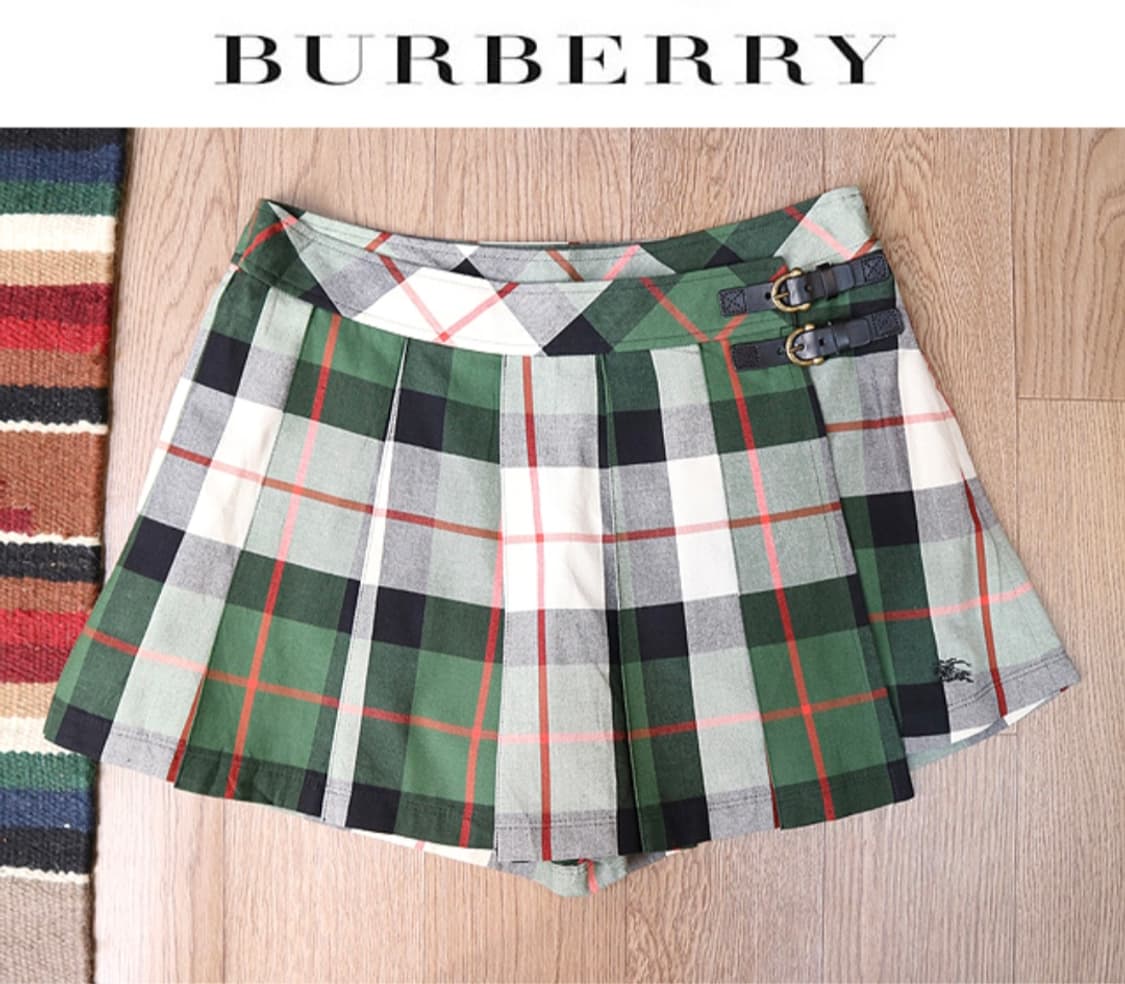  BURBERRY BLUE LABE 버버리 블루라벨 체크 치마바지 S 상품이미지1