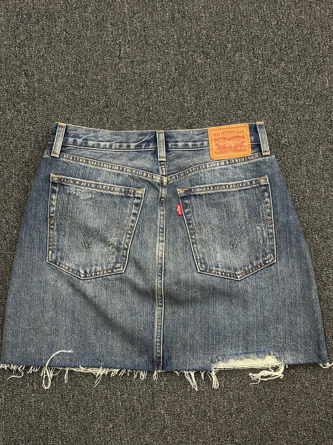 27)리바이스 빈티지 중청 데님 스커트 상품이미지5