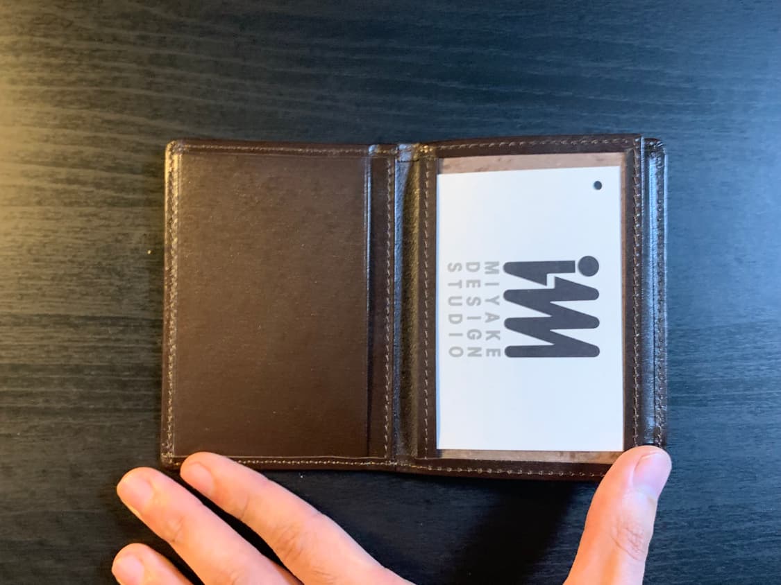 issey miyake design studio brown wallet 상품이미지6