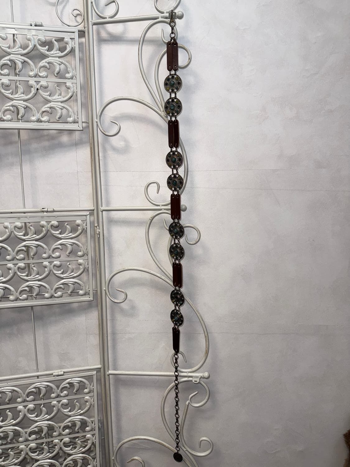 Antique hippie gemstone chain belt 상품이미지5