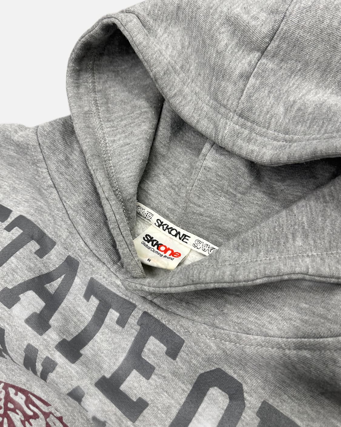 SKKONE indianpolis grey hood t-shirt 상품이미지3