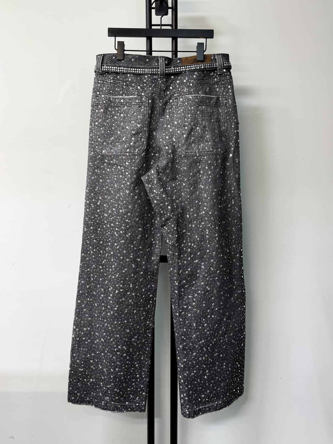 벌스오브로얄차일드 24AW 스와로브스키 데님 팬츠 상품이미지5