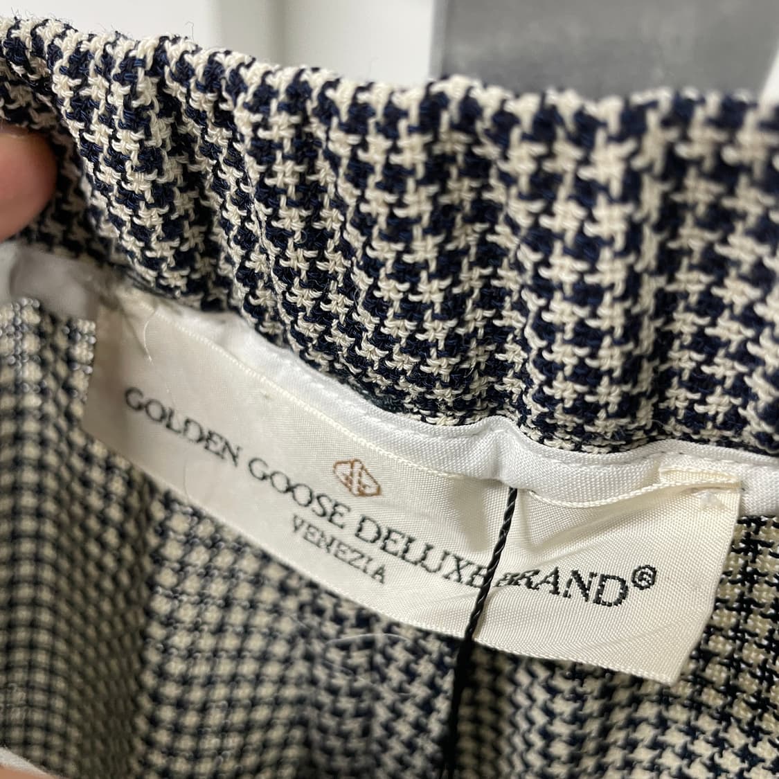 골든구스 체크 슬랙스 S 상품이미지5