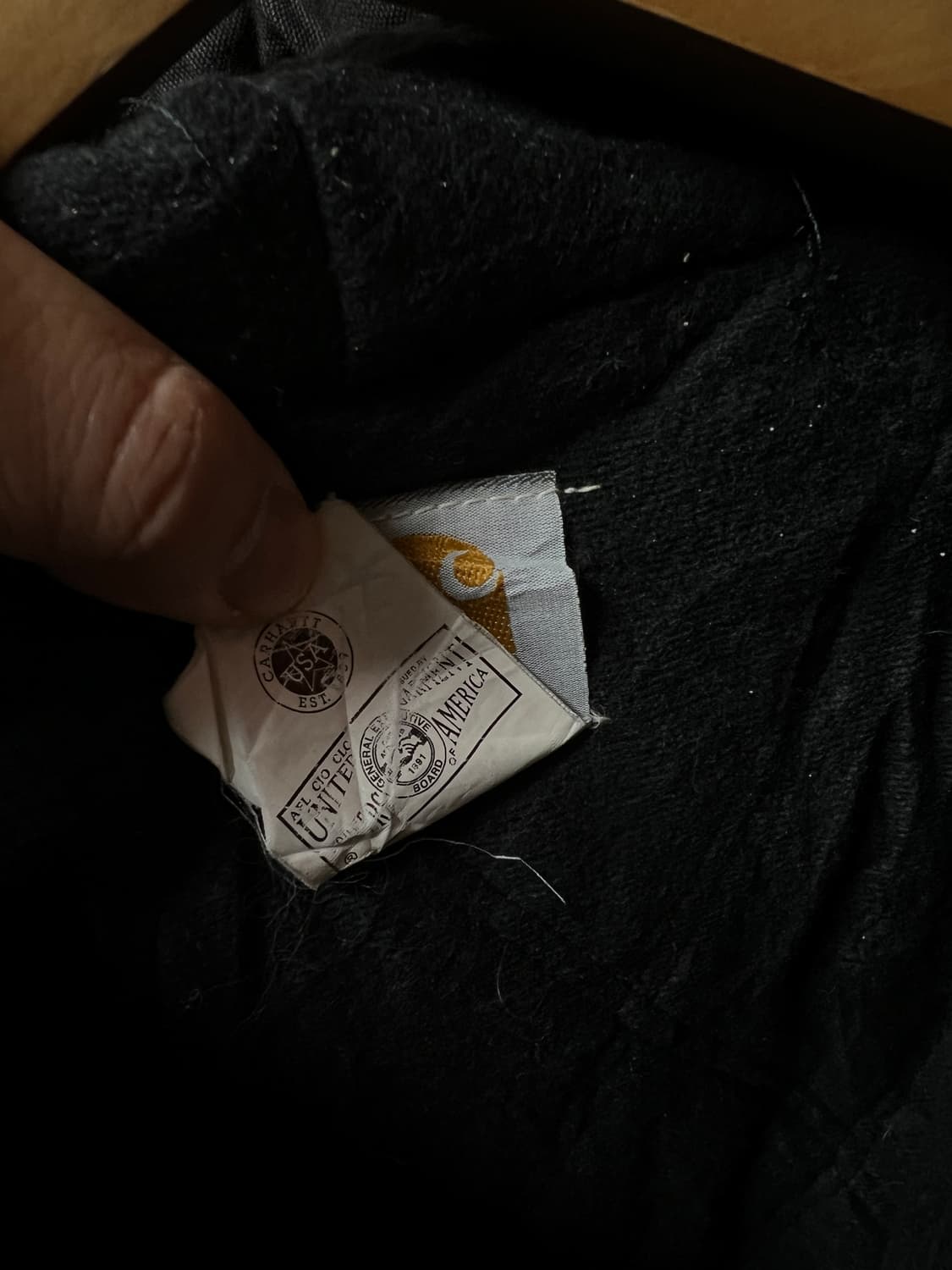 90s 칼하트 BLK 덕 액티브 자켓 상품이미지8
