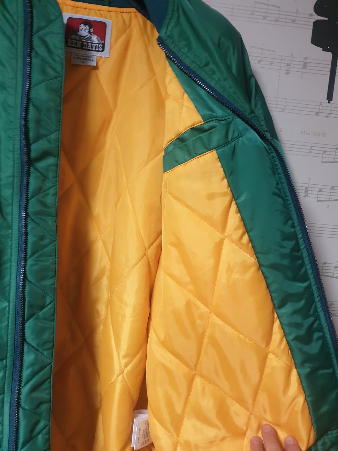 벤 데이비스 나일론 바시티 재팬라인 자켓 L사이즈 상품이미지4