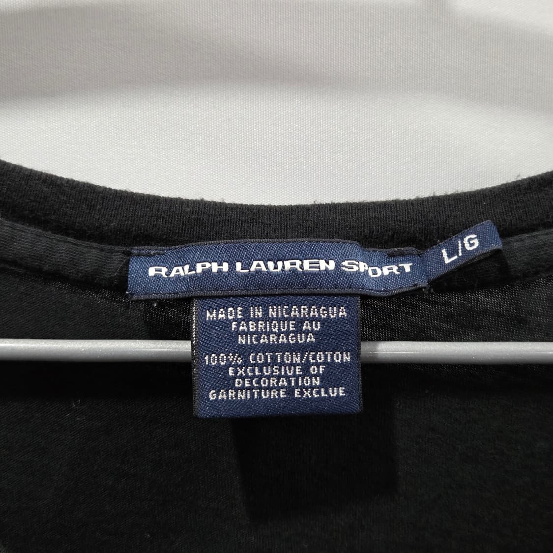 폴로랄프로렌 스포츠 우먼 브이넥 반팔티 L 상품이미지3