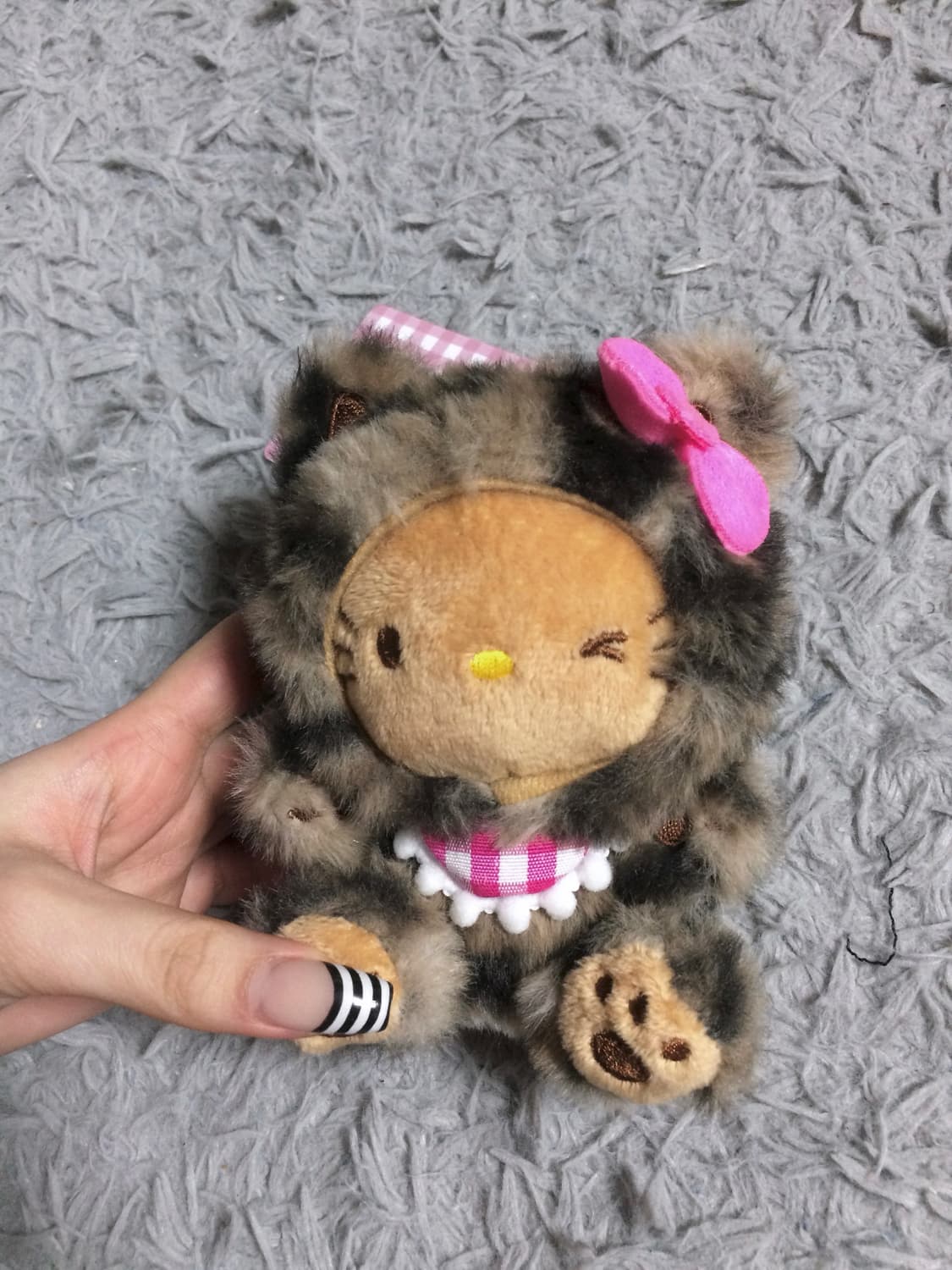 고전 희귀 레어템 산리오 호피 갸루 태닝키티 키링 헬로키티 인형 상품이미지8