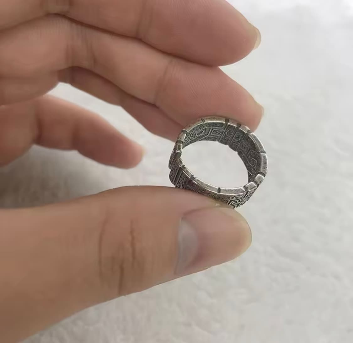 남자 빈티지 실버반지 상품이미지2