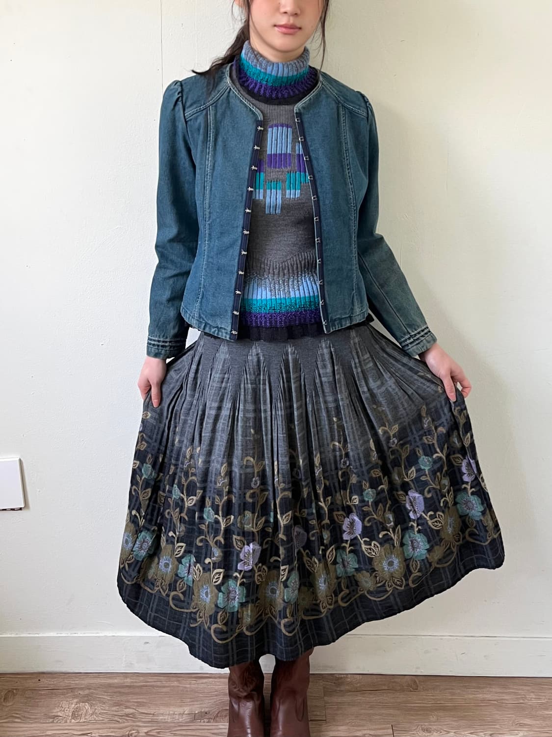 Zelal 후크 데님 자켓 상품이미지7