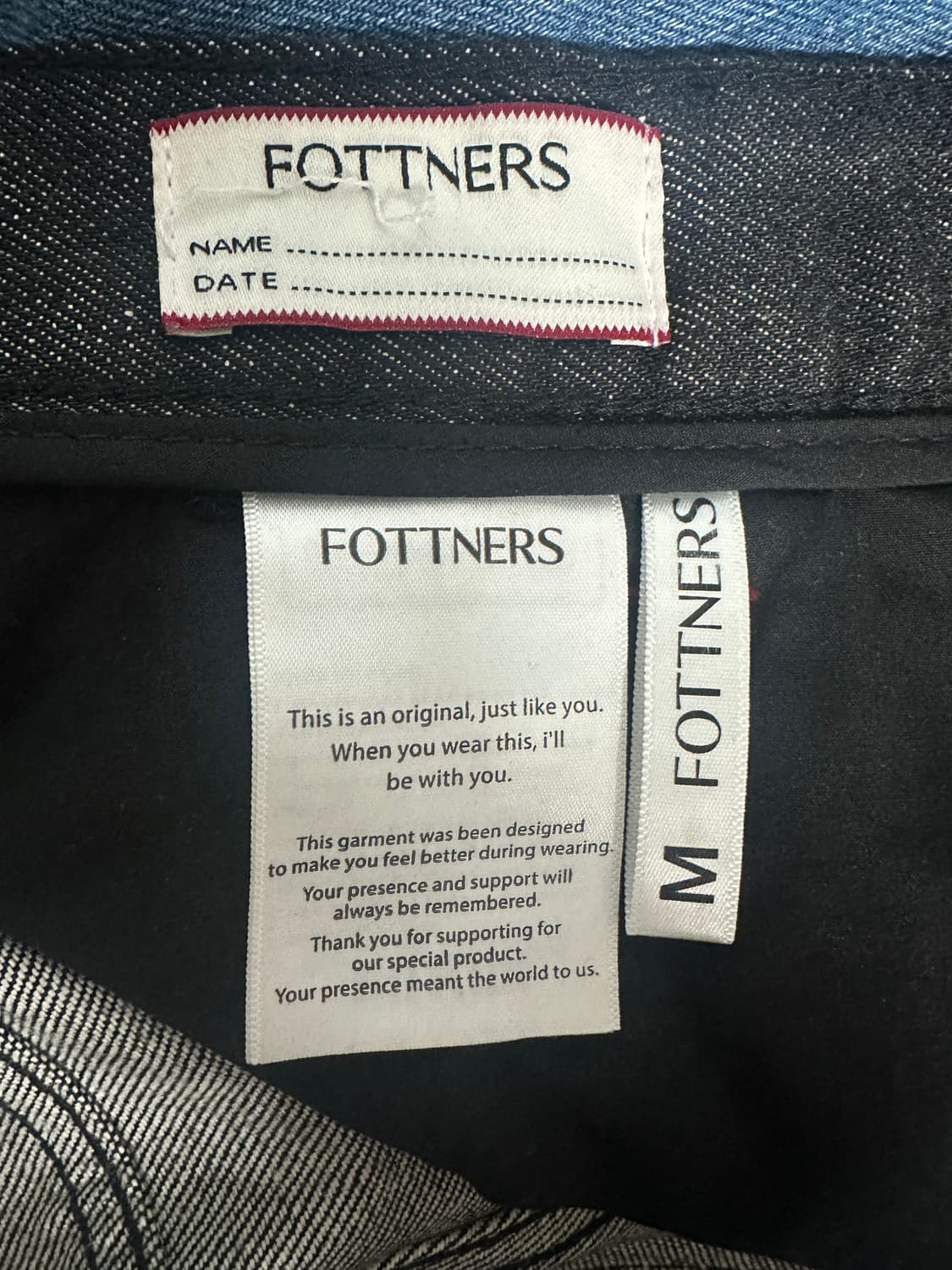 포트너스 투턱 와이드 블랙진 새상품 상품이미지7