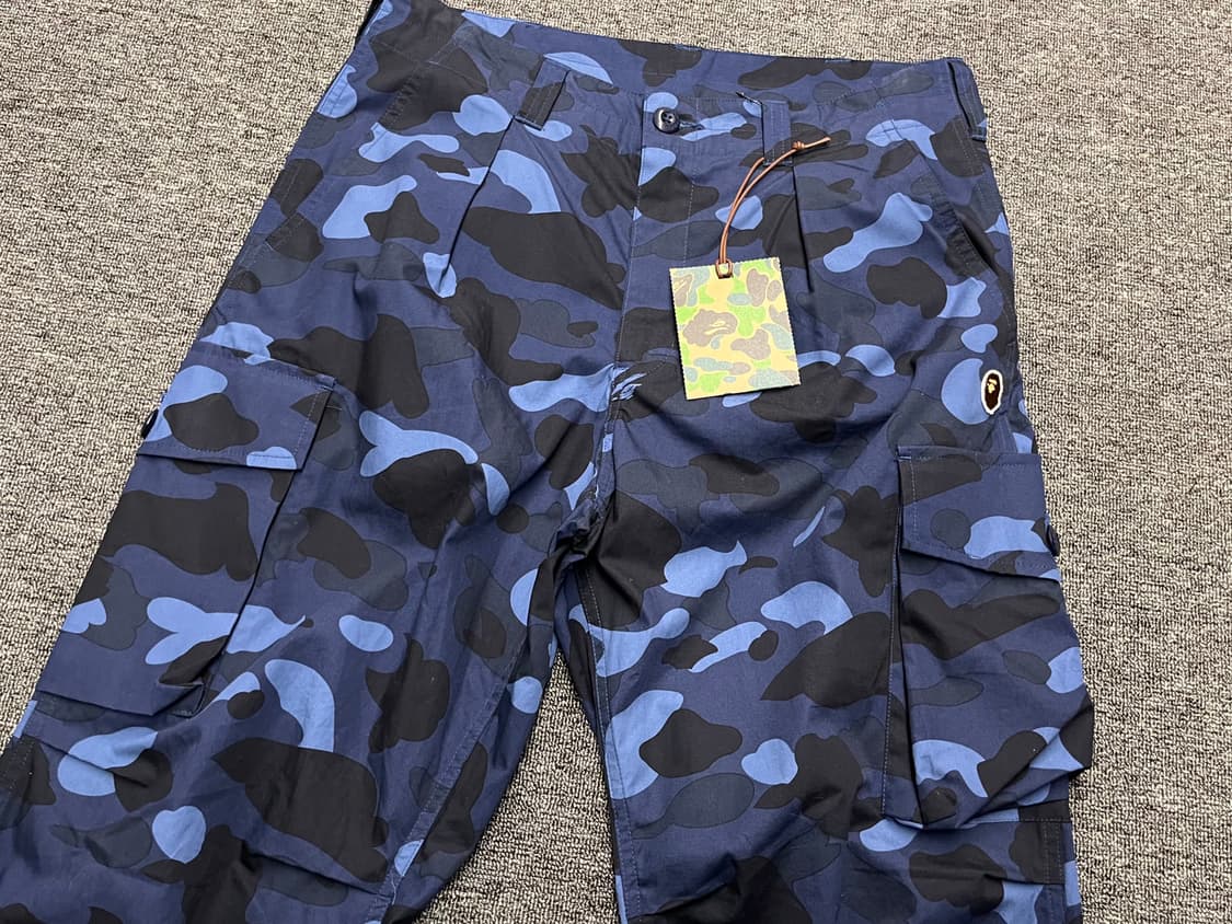 [S,M,2XL] 베이프 컬러카모 6포켓팬츠 새제품 상품이미지2