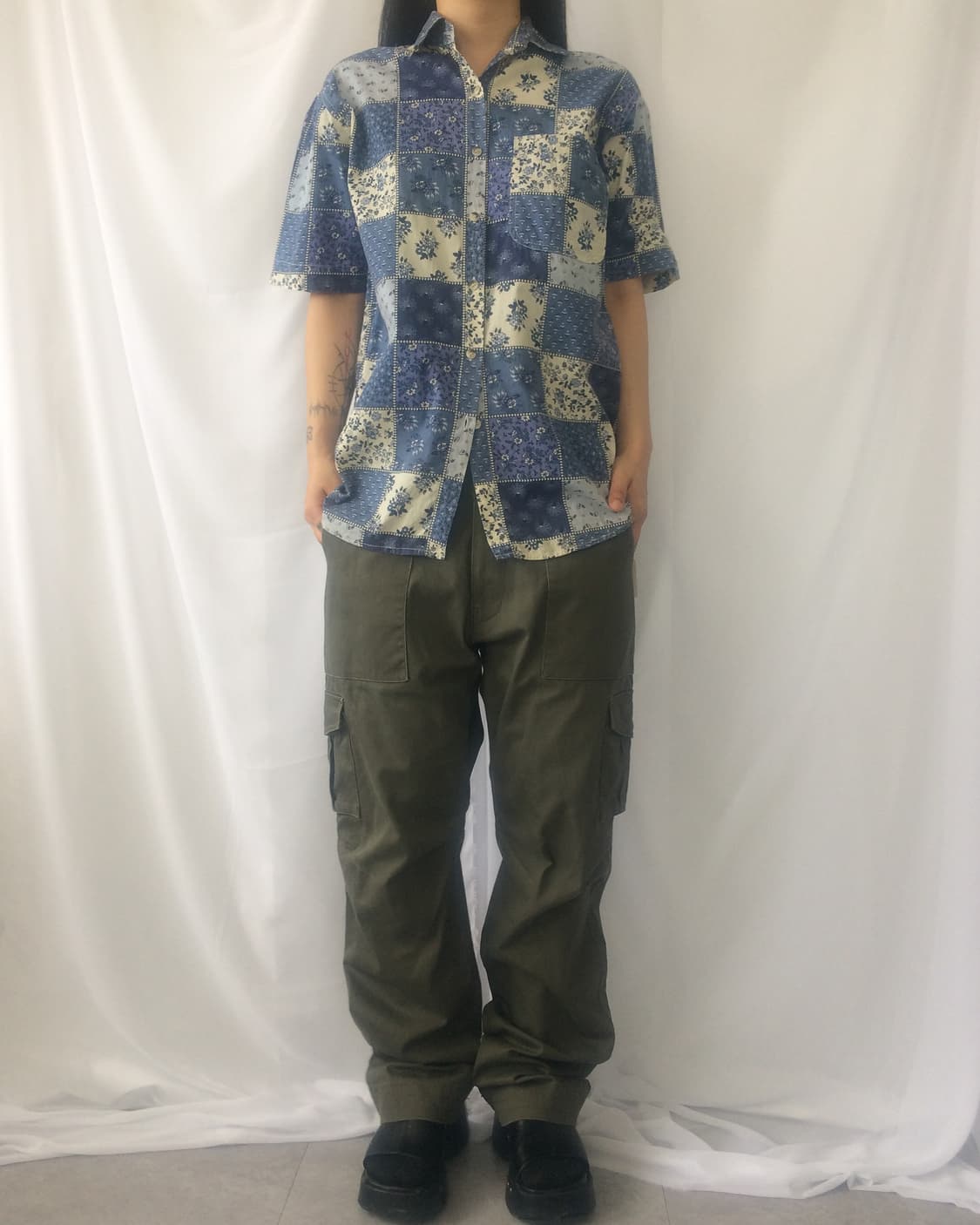 Patch work shirt 상품이미지6