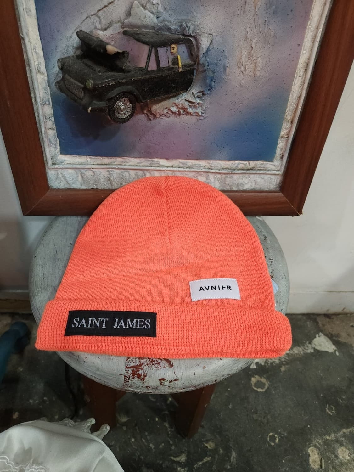 세인트제임스 x 아브니에 로카엔 형광오렌지 울 비니

 상품이미지1