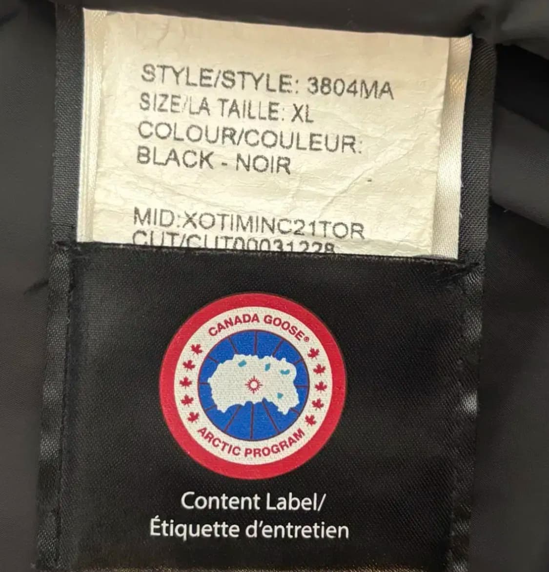 캐나다구스 맥밀란 패딩 블랙 XL 상품이미지8