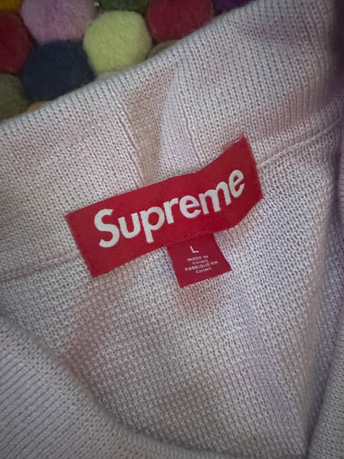 슈프림 실크맵 가디건 핑크 L 상품이미지4