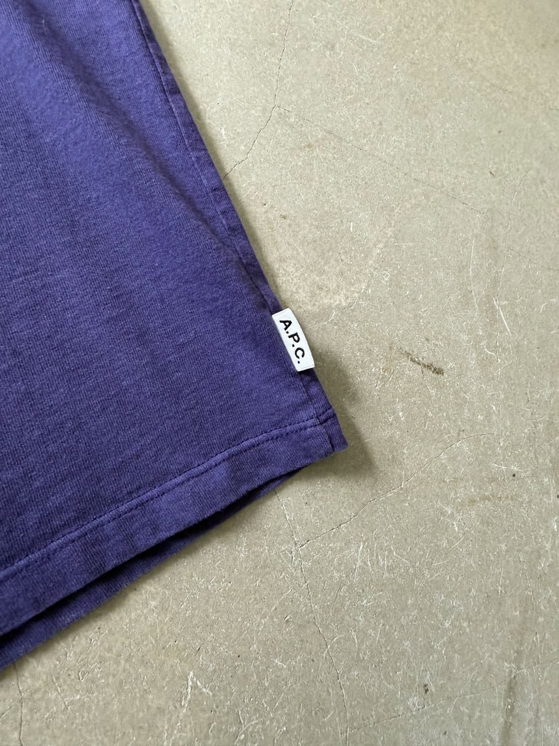 A.P.C. Purple T-Shirt 상품이미지3