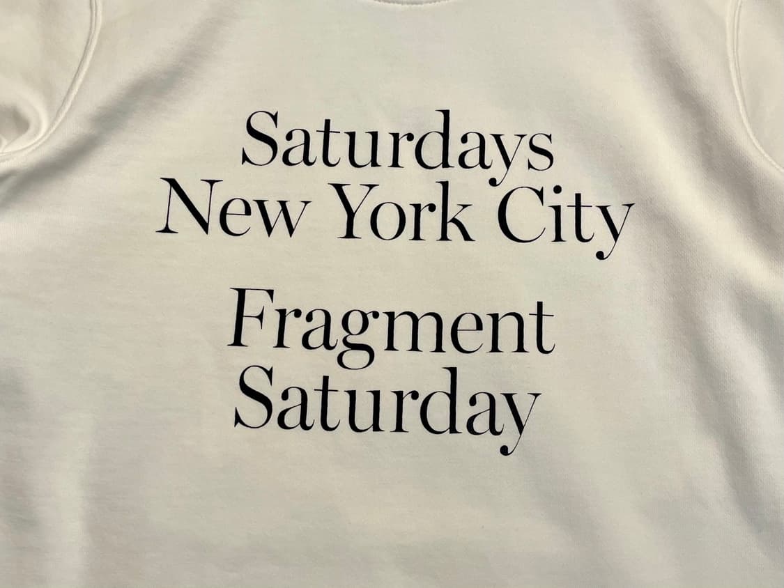 [90] SATURDAYS  NYC X 프라그먼트 후드티 XS  상품이미지5