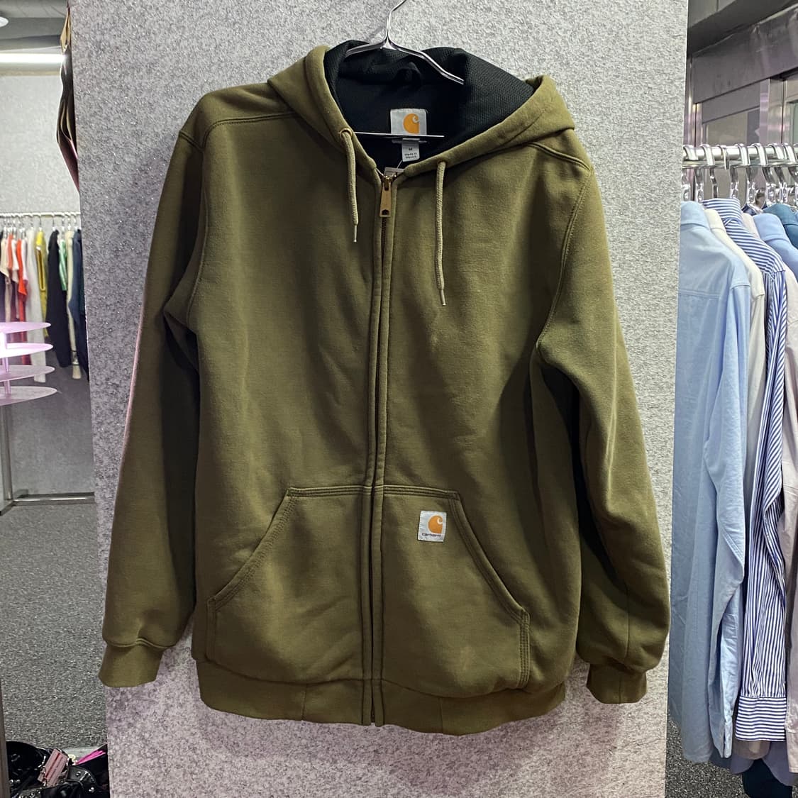 칼하트 카키 써멀 후드집업 B3299 상품이미지2